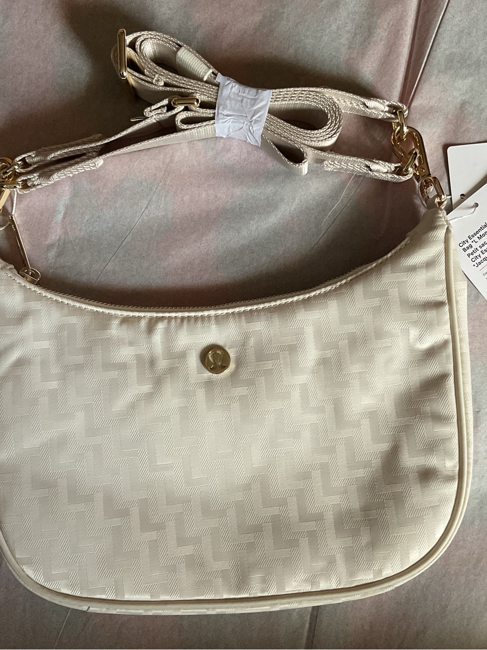 Limited Lululemon City Essentials Shoulder Bag 3L L Monogram Jacquard NEW w Tags